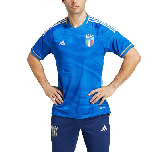 Italy FIGC Home Jersey 2023 | EvangelistaSports.com | Canada's Premiere Soccer Store