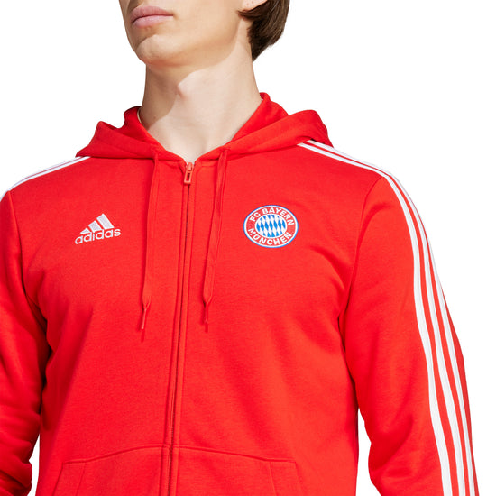 FC Bayern Munich DNA Full-Zip Hoodie 2023/24 | EvangelistaSports.com | Canada's Premiere Soccer Store