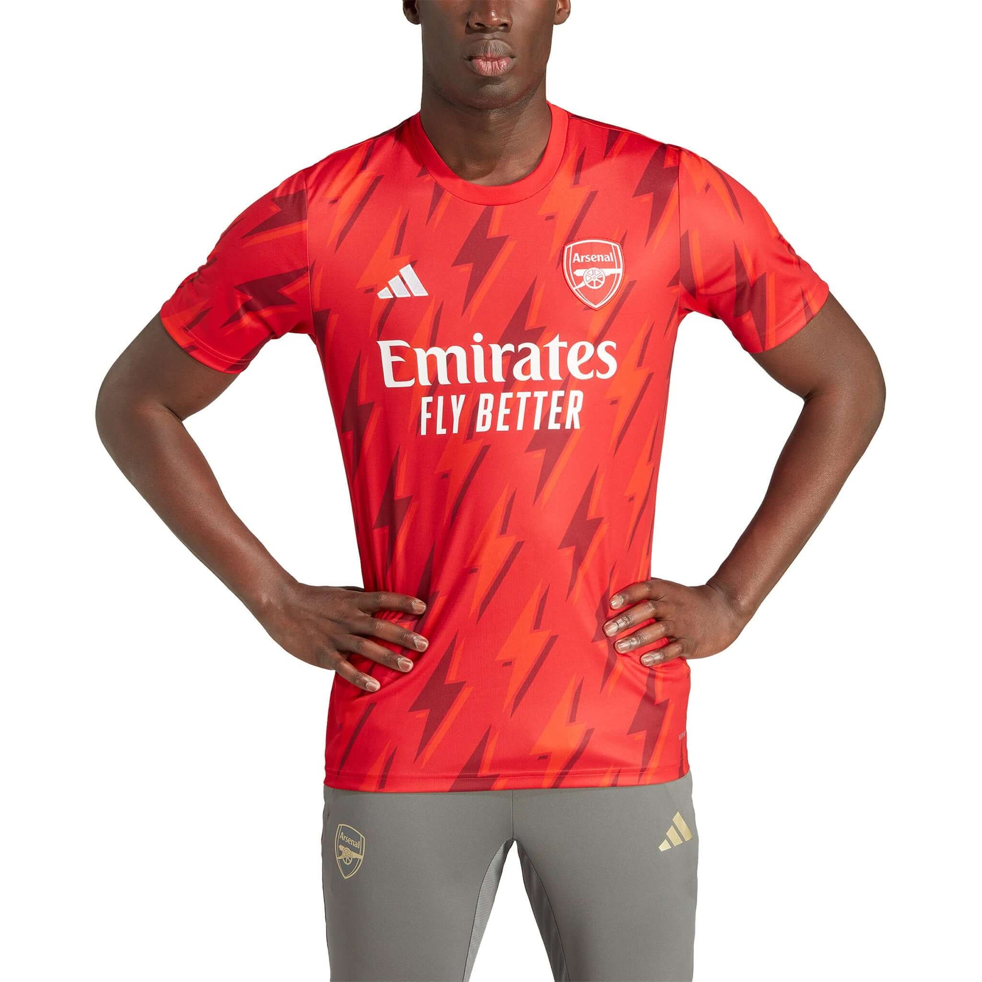 Arsenal FC Pre-Match Jersey 2023/24 | EvangelistaSports.com | Canada's Premiere Soccer Store
