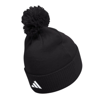 Solid Cuffed Pom Beanie