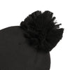 Solid Cuffed Pom Beanie
