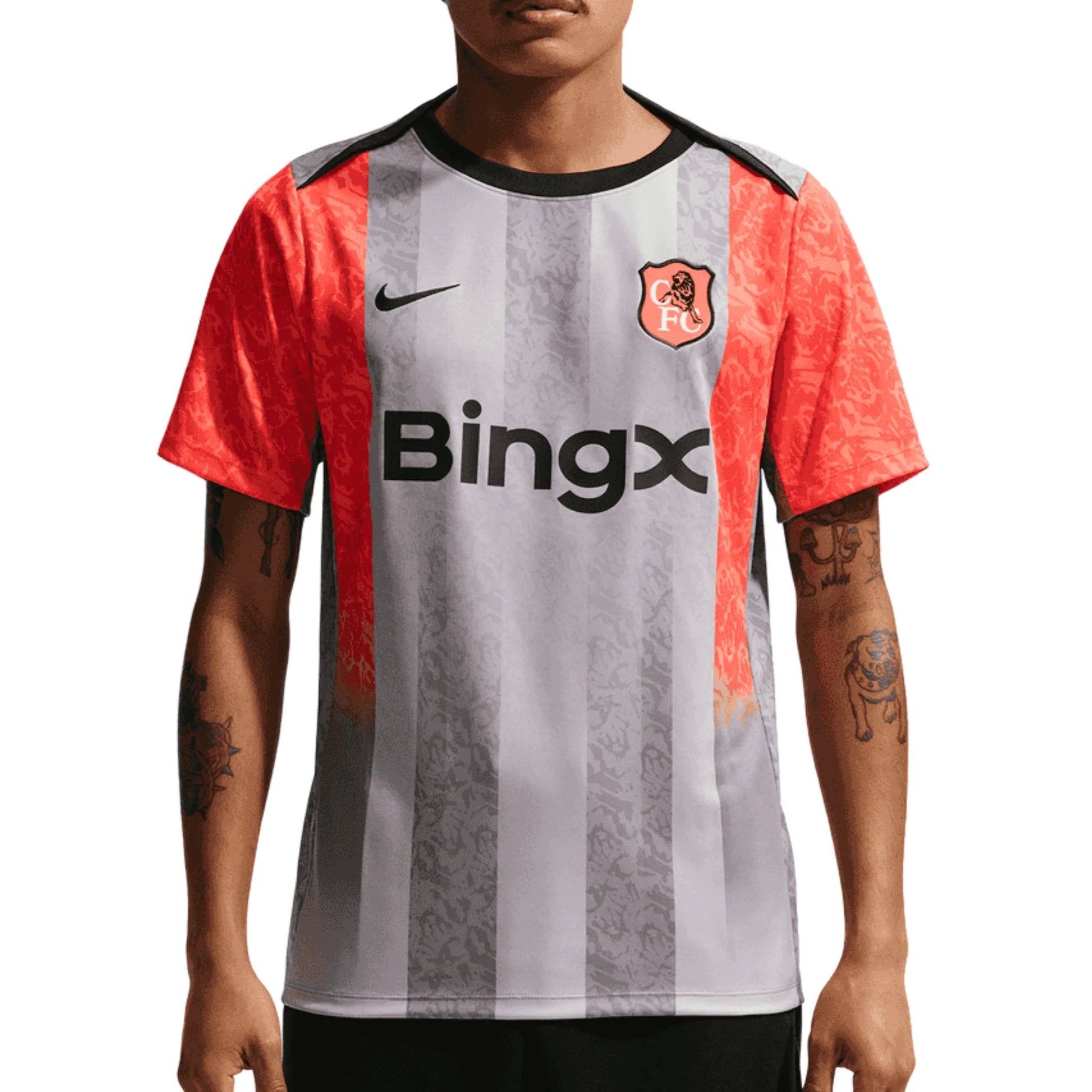 Chelsea FC Umbro シャツ グレー　サッカーt Nike Chelsea FC Academy Pro SE Dri-FIT Soccer Pre-Match Jersey