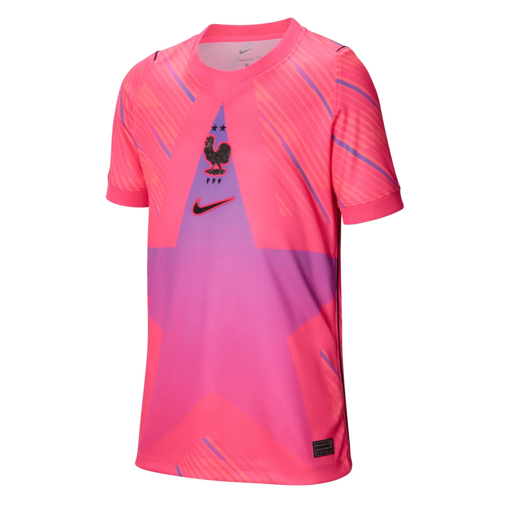 Nike France FFF Stadium Junior Short-Sleeve Goalkeeper Jersey 2026