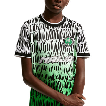 Nigeria NFF x Slawn Dri-FIT Soccer Junior Pre-Match Jersey 2026/27