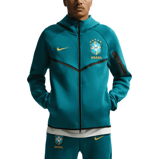 Brazil CBF Tech Fleece Windrunner Full-Zip Hoodie 2026/27