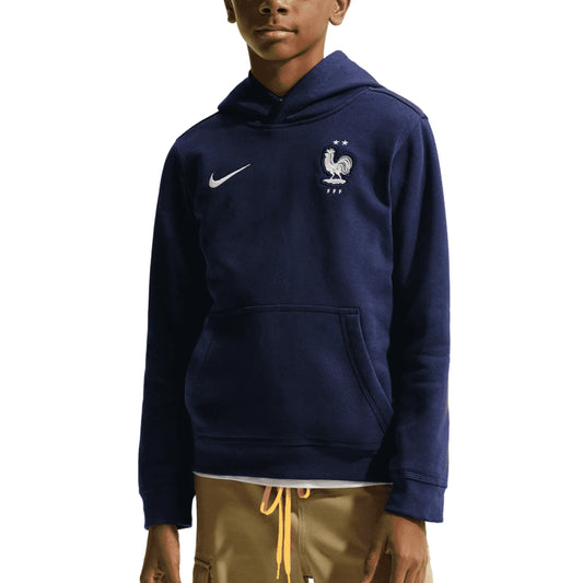 France FFF Club Junior Soccer Pullover Hoodie 2026/27