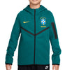 Brazil CBF Tech Fleece Soccer Junior Full-Zip Hoodie 2026/27