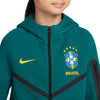 Brazil CBF Tech Fleece Soccer Junior Full-Zip Hoodie 2026/27
