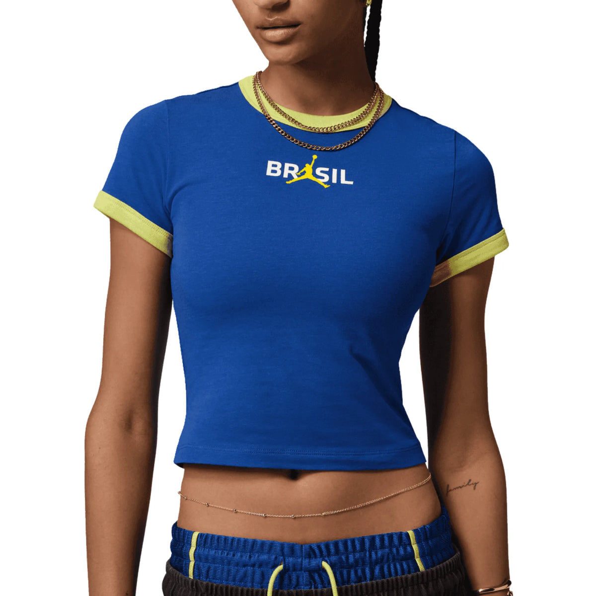 Nike Brazil CBF Jordan Women's Graphic Crewneck Shirt 2026/27