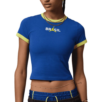 Brazil CBF Jordan Women's Graphic Crewneck Shirt 2026/27