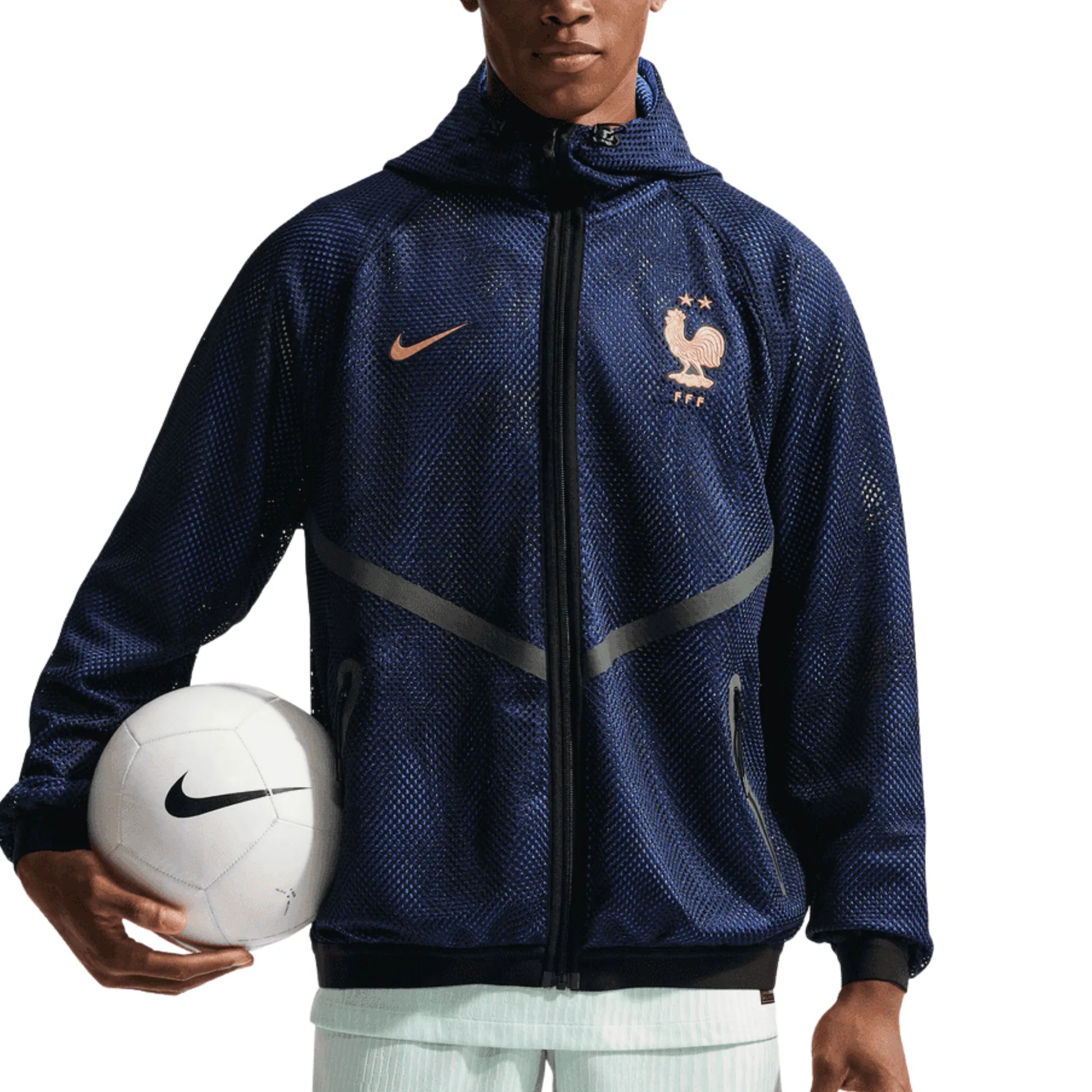 Nike France FFF Dri-FIT Soccer Anthem Jacket 2026/27 | Evangelista