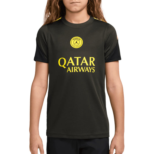 Paris Saint-Germain PSG Strike Third Junior Jordan Dri-FIT Training Jersey 2026/27