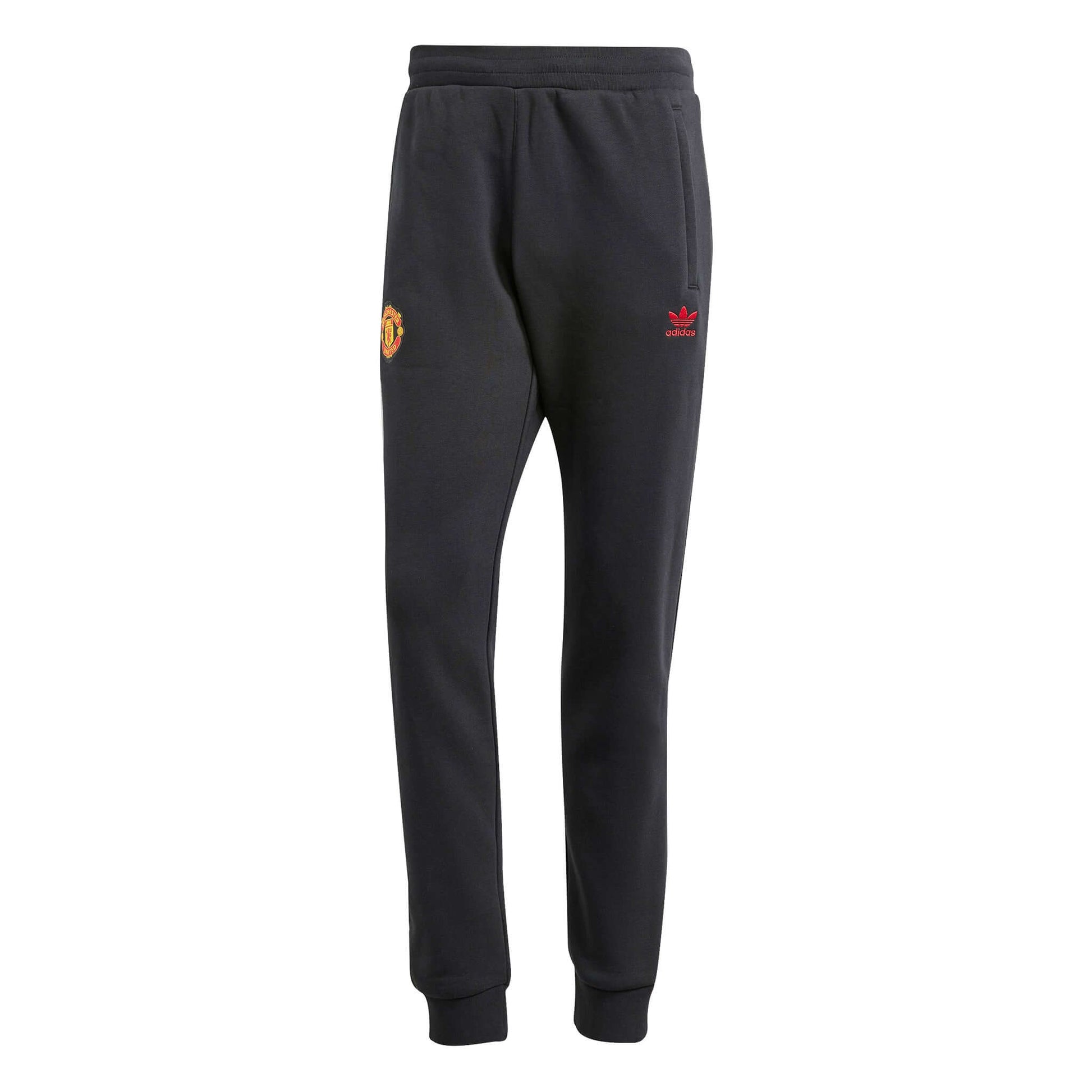 Manchester United FC Essentials Trefoil Tracksuit Pants 2023/24 | EvangelistaSports.com | Canada's Premiere Soccer Store