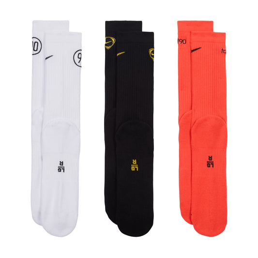 Total 90 Everyday Cushioned Crew Socks (3 Pairs)