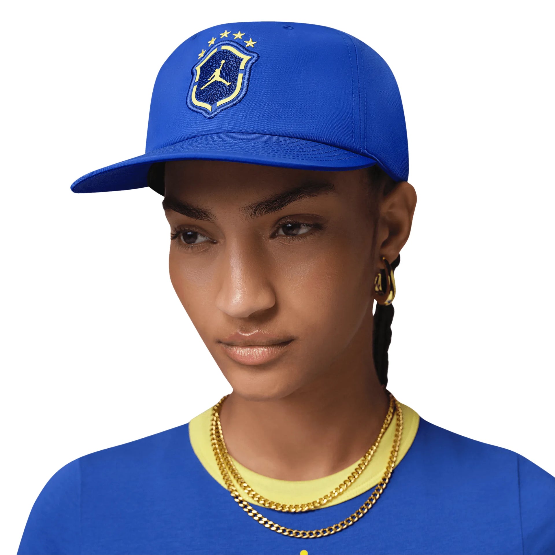 Nike Brazil CBF Jordan Pro Unstructured Flat Bill Hat 2026/27