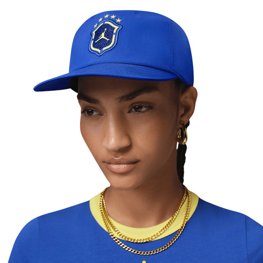 Brazil CBF Jordan Pro Unstructured Flat Bill Hat 2026/27