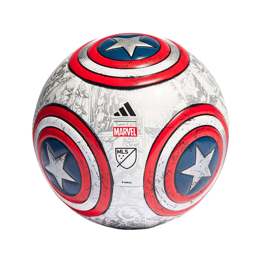 MLS x Marvel Captain America Training Ball | EvangelistaSports.com | Canada's Premiere Soccer Store
