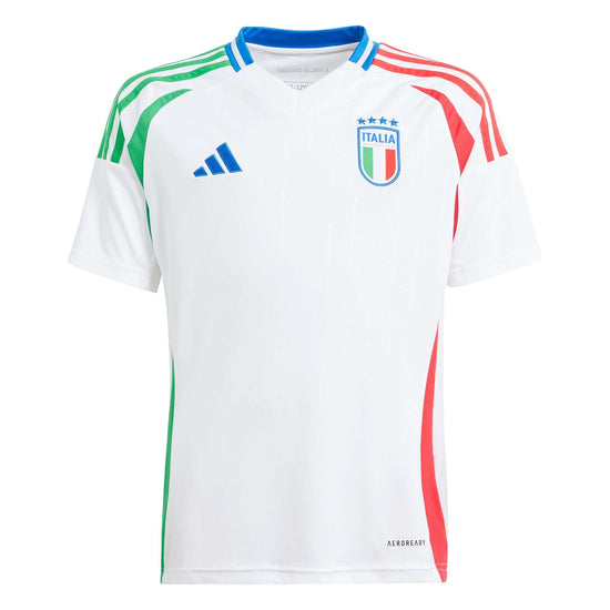 Italy FIGC Junior Away Jersey 2024/25 | EvangelistaSports.com | Canada's Premiere Soccer Store