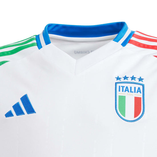 Italy FIGC Junior Away Jersey 2024/25 | EvangelistaSports.com | Canada's Premiere Soccer Store