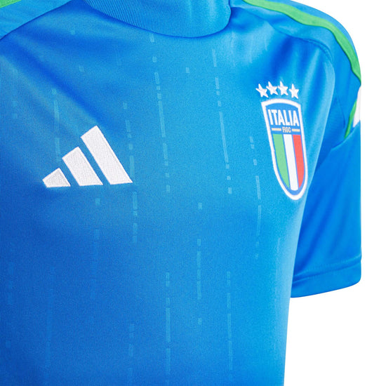 Italy FIGC Junior Home Jersey 2024/25 | EvangelistaSports.com | Canada's Premiere Soccer Store