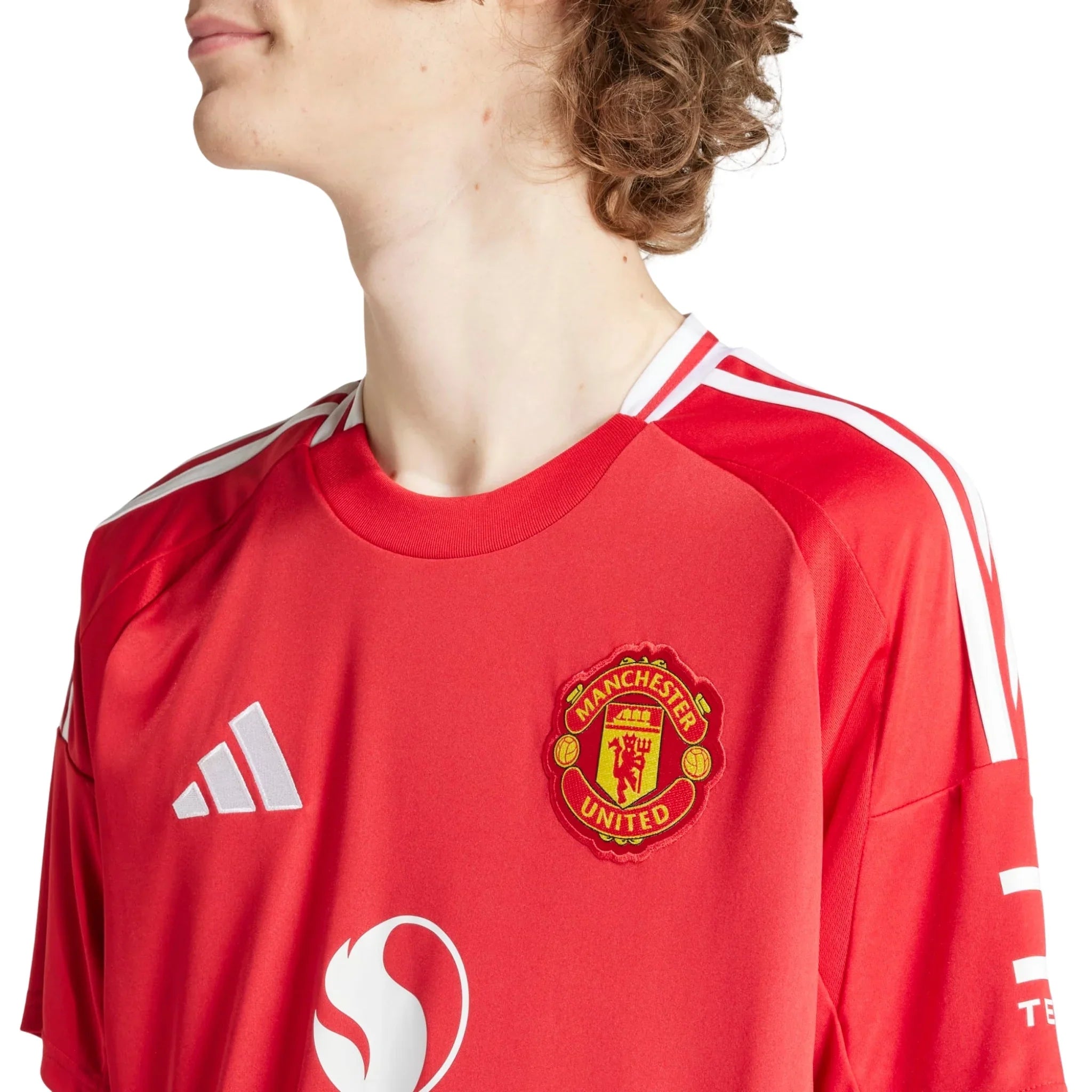 売れ筋商品|||アディダス カットソー トップス レディース Women's Red Manchester United 2024/25  Replica Jersey Red Shop adidas Performance Manchester United 24/25 Womens Home