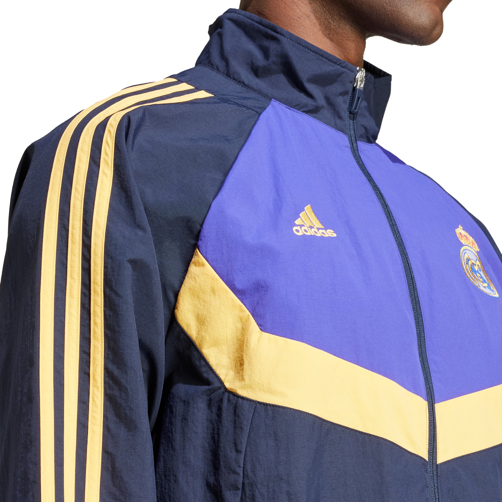 Real Madrid CF Woven Track Top 2023/24 | EvangelistaSports.com | Canada's Premiere Soccer Store