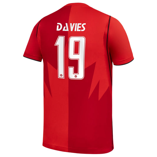 Canada CSA Alphonso Davies Stadium Junior Home Jersey 2026/27
