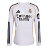 Real Madrid CF Long Sleeve Home Jersey 2025/26