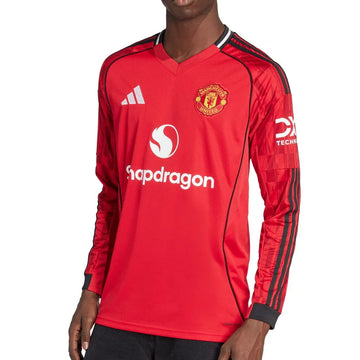 Manchester United FC Long Sleeve Home Jersey 2025/26