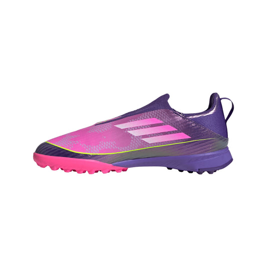 F50 League Lamine Yamal Laceless Junior Turf Soccer Shoes