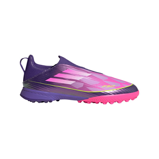 F50 League Lamine Yamal Laceless Junior Turf Soccer Shoes