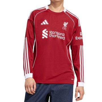 Liverpool FC Long Sleeve Home Jersey 2025/26