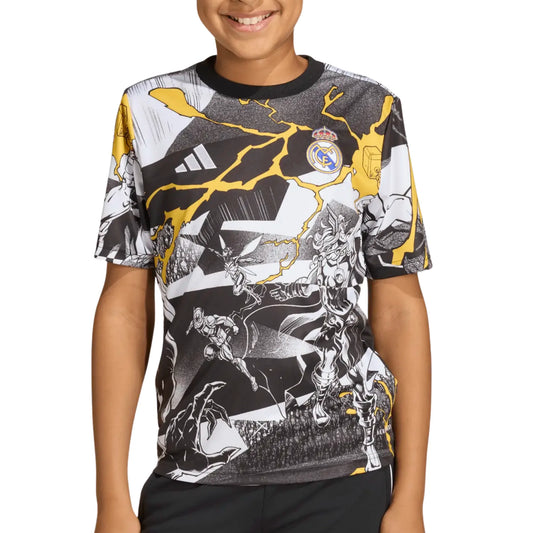 Real Madrid CF Avengers Junior Pre-Match Jersey 2025/26