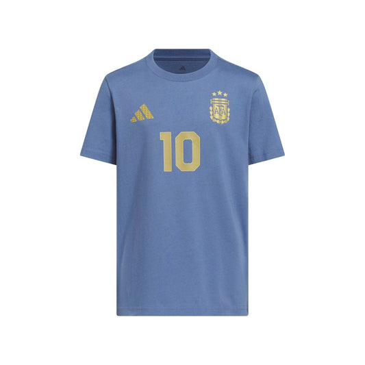 Argentina AFA Messi Name And Number Junior Graphic T-Shirt