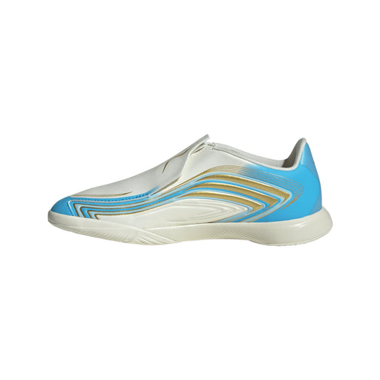 F50 Messi League Laceless Junior Indoor Soccer Shoes