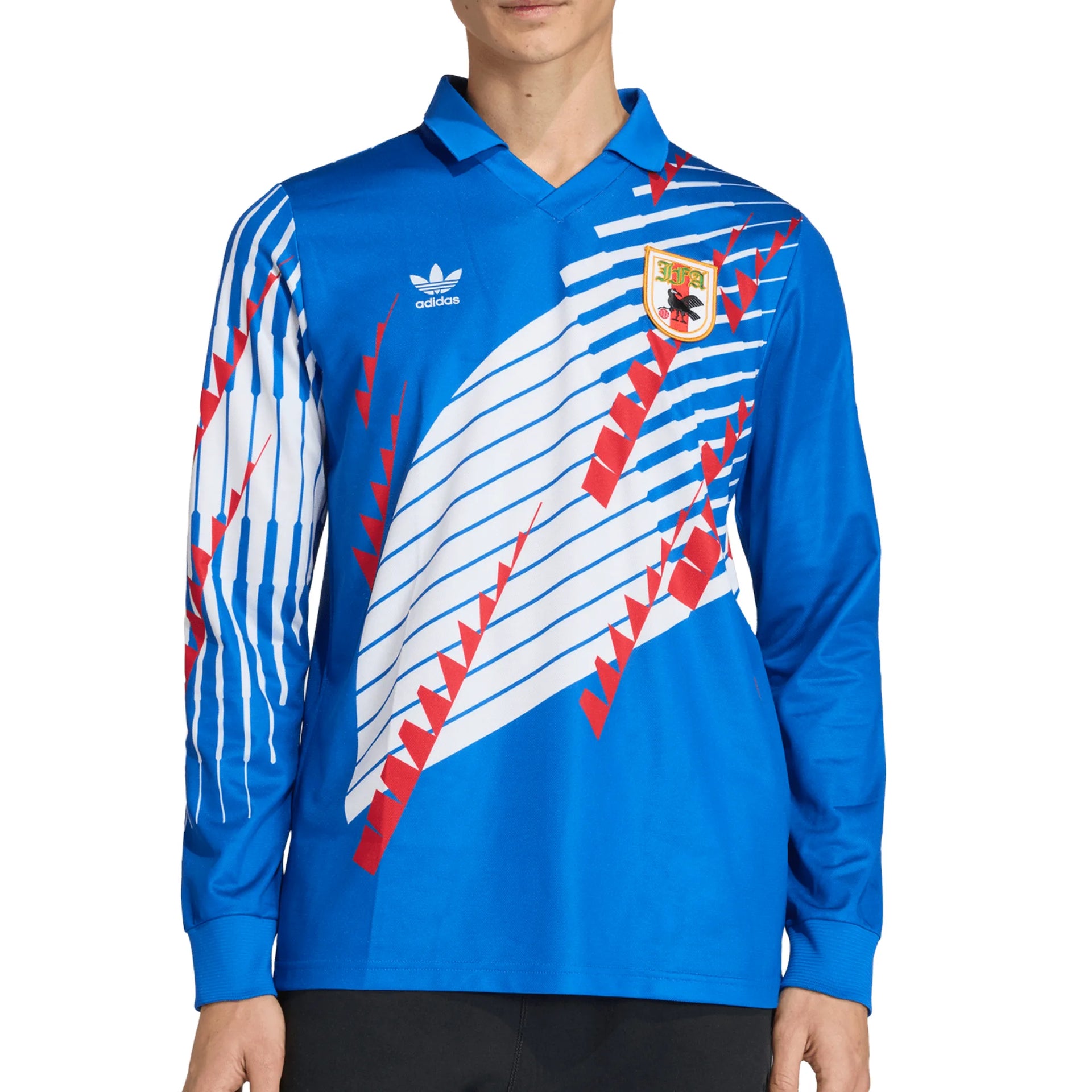 adidas Japan JFA Long-Sleeve Home Jersey 1993 | Evangelista Sports