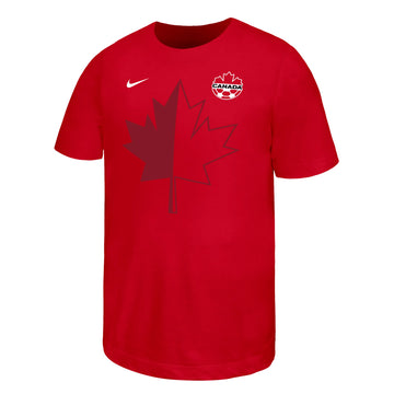 Nike サッカーTシャツ Nike Canada CSA Alphonso Davies Core Cotton Junior T-Shirt 2026/27