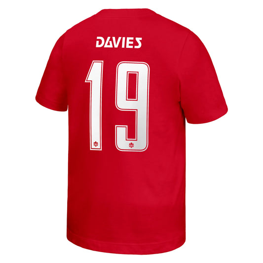 Canada CSA Alphonso Davies Core Cotton Junior T-Shirt 2026/27