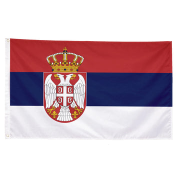 Serbia 3' x 5' Flag