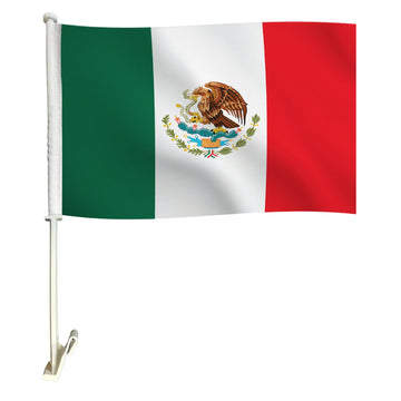 Mexico 12" x 18" Car Flag