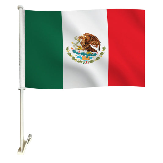Mexico 12" x 18" Car Flag