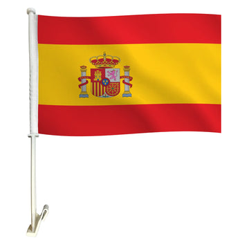 Spain 12" x 18" Car Flag
