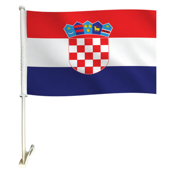 Croatia 12" x 18" Car Flag
