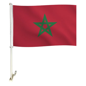 Morocco 12" x 18" Car Flag
