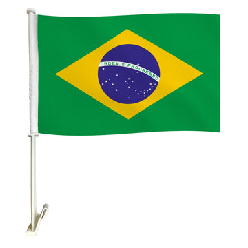 Drapeau de voiture du Brésil