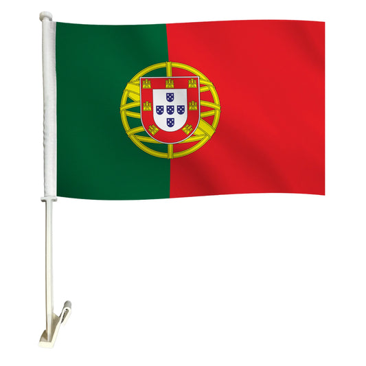 Portugal 12" x 18" Car Flag