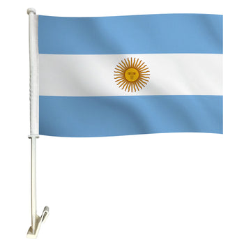 Argentina 12" x 18" Car Flag