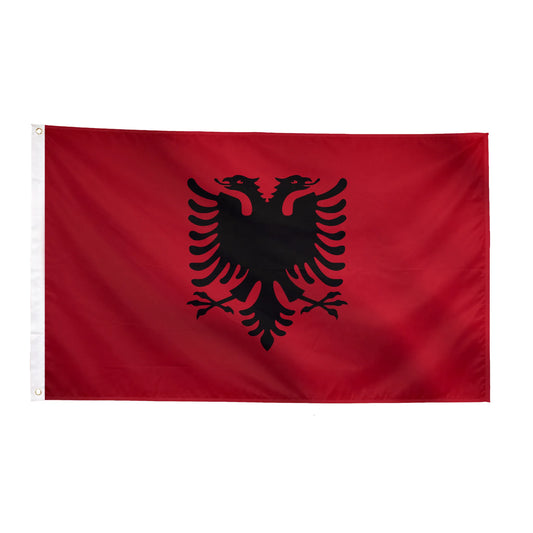 Albania 3' x 5' Flag