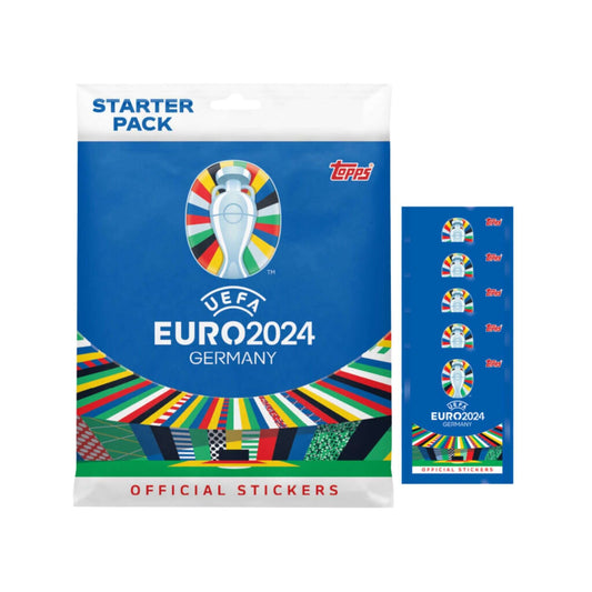 UEFA EURO 2024 Mega Starter Pack - Album & 48 Stickers