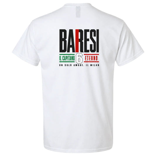 Baresi 6 – Il Capitano Eterno Vintage Football T-Shirt